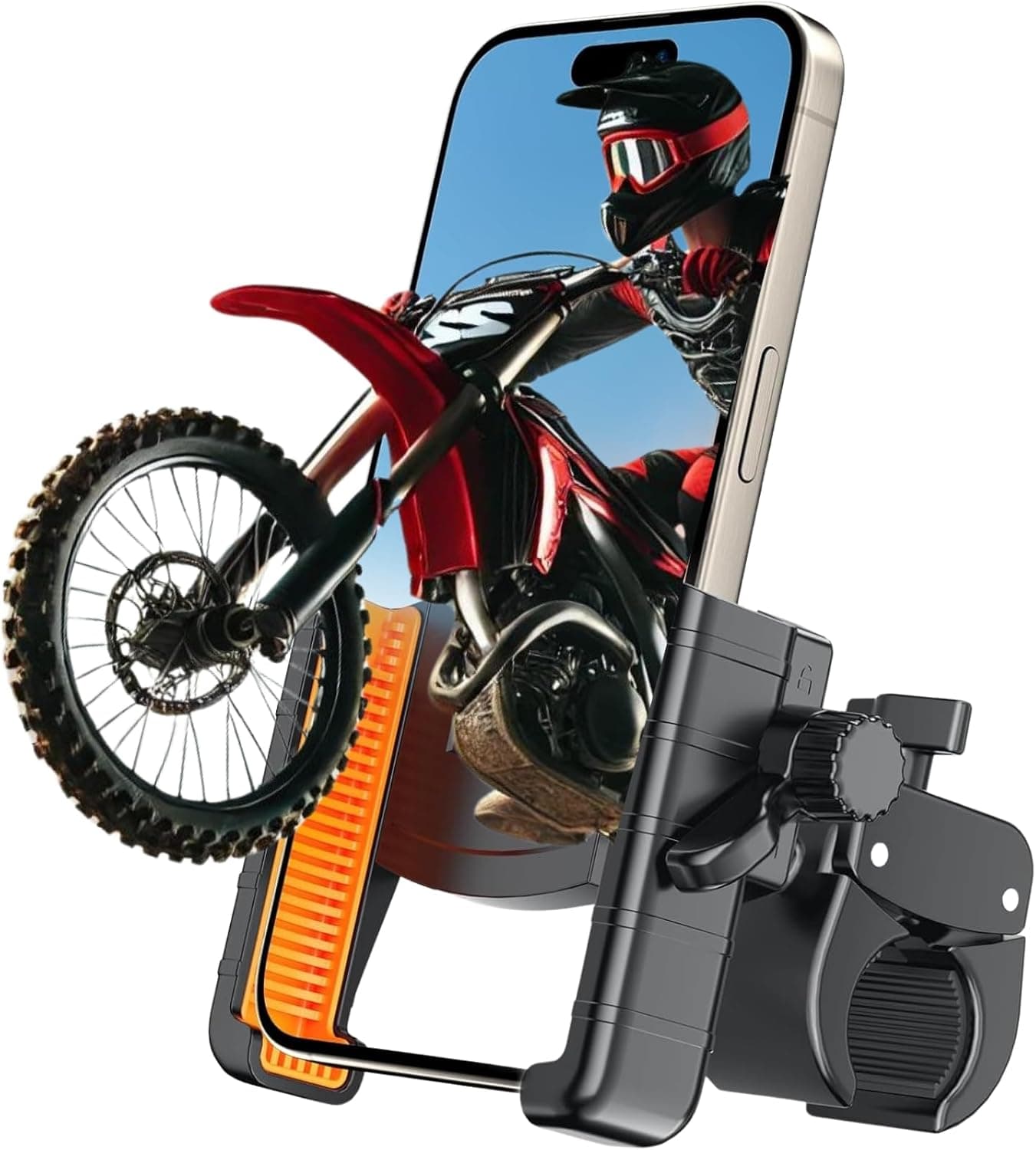 aLLreLi Bike Phone Holder [Camera Friendly]